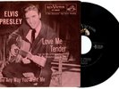 Elvis Presley USA 45 RCA 47-6643 Love Me Tender PINK Sleeve S12L 1956 VG++