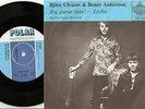 BJÖRN ULVAEUS & BENNY ANDERSON  HEJ GAMLE MAN   SWEDISH 45+PS 1970 ABBA BLUE TOP