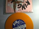RARE KING KURT- ZULU BEAT/ROCKIN KURT(LIMITED EDITION ORANGE VINYL UK SINGLE EX