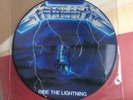 Metallica: Ride The Lightning picture disc LP with barcode MFN 27P