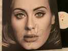 ADELE SIGNED 25 VINYL LP RECORD   SUPER RARE FIND   CD