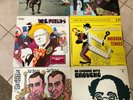 VINYL RECORD COMEDY W C FIELDS, MEL BROOKS ALBUM LOT