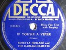 Rosetta Howard / The Harlem Hamfats / If You're A Viper (Reefer Song)
