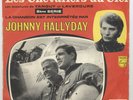 rare 45t SP JOHNNY HALLYDAY : Les Chevaliers du Ciel - B.O. feuilleton