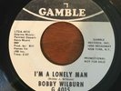 Crossover Soul 45 Bobby Wilburn - I'm A Lonely Man HEAR  Gamble
