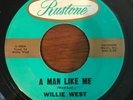 R&B Soul 45 Willie West - A Man Like Me HEAR  Rustone