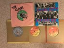The Clash - 5 Vinyl 7” Singles / City Rockers/White Man In/fought Law/civil War