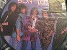 BON JOVI SLIPPERY WHEN WET LIMITED EDITION PICTURE DISC  RECORD VINYL LP