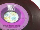 THE ORIGINALS . GOOD NIGHT IRENE . RARE  RED VINYL PROMO COPY.