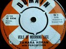 TAMARA KORAN with PERCEPTION   VEILS OF MOURNING LACE ** 1968 DOMAIN 45 PSYCH