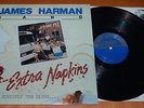 James Harman Band - Extra Napkins - 1988 US Rivera Records Vinyl LP