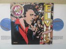 ELVIS PRESLEY- The 40 Greatest Hits 2-LP EX *PINK VINYL 1978 UK* Best of