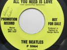 THE BEATLES PROMO CAPITOL USA P 5964 ALL YOU NEED IS LOVE  VG++