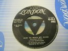 CLYDE McPHATTER JUST TO HOLD MY HAND 1957 LONDON TRI 45-HLE 8462  RARE