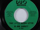 Crossover Soul 45 JO ANN GARRETT I've Gotta Be Loved DUO HEAR