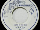 DICK HOLLER -HEAR IT-1958 -LIVING BY THE GUN / UH UH BABY- POPCORN -ROCK-A-BILLY