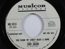 Northern Soul Popcorn 45 SHEP GRANT You Found My Lonely... MUSICOR promo HEAR