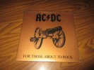 AC/DC For Those About To Rock [LP] (Vinyl, 1981 Atlantic)