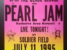 Pearl Jam ?Spin The Black Circle Live Tonight at Soldier Field 1995 Green Vinyl