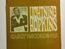 LIGHTNING HOPKINS   EARLY RECORDINGS   ARHOOLIE LP   FOLK BLUES