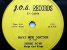 EDDIE BOYD & vocal group doo-wop blues 78 SAVE HER DOCTOR b/w I LOVE YOU TB1034