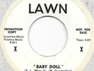 THE SPIDERS Baby Doll/Run Boy Run on Lawn rockabilly Link Wray PROMO 45 HEAR