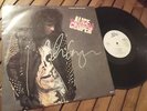 alice Cooper AUTOGRAPH lp maxi 12' POISON signed live concert PARIS collectors