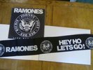 RAMONES- RARE OFFICIAL 1986' Animal Boy' TOUR scarf +MINT red vinyl live LP