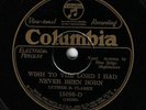 BLUE RIDGE HIGHBALLERS (COL 15096-D ) WISH TO THE LORD I'D NEVER BEEN BORN