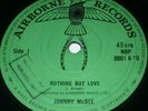 JOHNNY McBEE Nothing But Love 1963 UK AIRBORNE 1st  SUPER RARE   NORTHERN SOUL