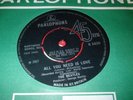THE BEATLES All You Need Is Love 1967 45 UK PARLOPHONE 1st Press  MINT