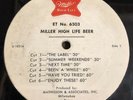 MILLER HIGH LIFE BEER acetate RADIO Ken Nordine COMMERCIALS PROMO LP
