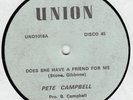 70s 80s Reggae PETE CAMPBELL does she have a friend for Rare UK 12