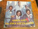 FIVE GIFTS OF GOD God's Gift LP BLUE ASH Columbus gospel funk 80s VG++