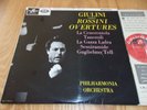 COLUMBIA SAX 2560 UK 1st E/R ROSSINI - OVERTURES *CARLO MARIA GIULINI / PO* EX+
