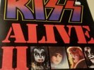 Kiss record lp lot. Alive, Alive 2, Lick it Up. All 1st pressings. Vf to Nm