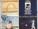 LE CADEAU DE LA VIE-LOT 4 x33t-76 à 79-ADAMO-John LENNON-DALIDA-QUEEN-BRASSENS..
