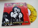 the sex pistols - live in winterland  78  -7'- yelow  marble  vinyl-punk
