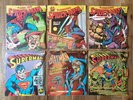 6 Power 7 Inch Records Superman Spiderman Batman 70s Rare Sealed Vintage Singles