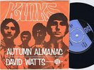 THE KINKS Autumn Almanac danish 45PS 1967