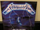 METALLICA RIDE THE LIGHTNING LP w/lyric 603961 MASTERDISK '84 ELEKTRA MEGAFORCE