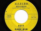 Mod Organ Jazz R&B 45 CLAUDE McLIN Ruff/I'm Breathless Allegro HEAR Rare