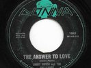 Doo Wop R&B 45 JIMMY PIPKIN & GALLAHADS The Answer To Love/This Letter To You