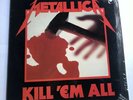 Metallica Kill Em All, Silver Label, MegaForce LP 1983, VInyl NM/Near Mint