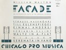 WALTON Facade & works by others Chicago Pro Musica Reference RR-16 45 RPM LP NM