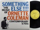 ORNETTE COLEMAN Something Else  CONTEMPORARY OJC-163 LP VG++/NM