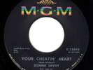HEAR Ronnie Savoy ?Your Cheatin' Heart/Jungle Love Call MGM K13042 MOD R&B SOUL