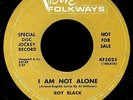 ROY BLACK 'I Am Not Alone' (Sung in ENGLISH) Rare NM Never played 1966 Promo 45