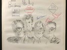 ELVIS COSTELLO INTRODUCES ALMOST BLUE VINYL LP SIGNED BY ELVIS AND THE BAND 1981