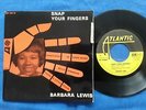 BARBARA LEWIS  Snap your fingers  1965  French EP 7 